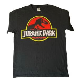 Jurassic World Men T-shirt size M Black ShortSleeve Jurassic Park